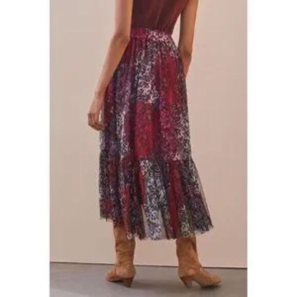 Perfect fall Bohemian skirt by Anthropologie - Picture 3 of 4